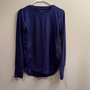 Athleta Dark Purple Long Sleeve Top